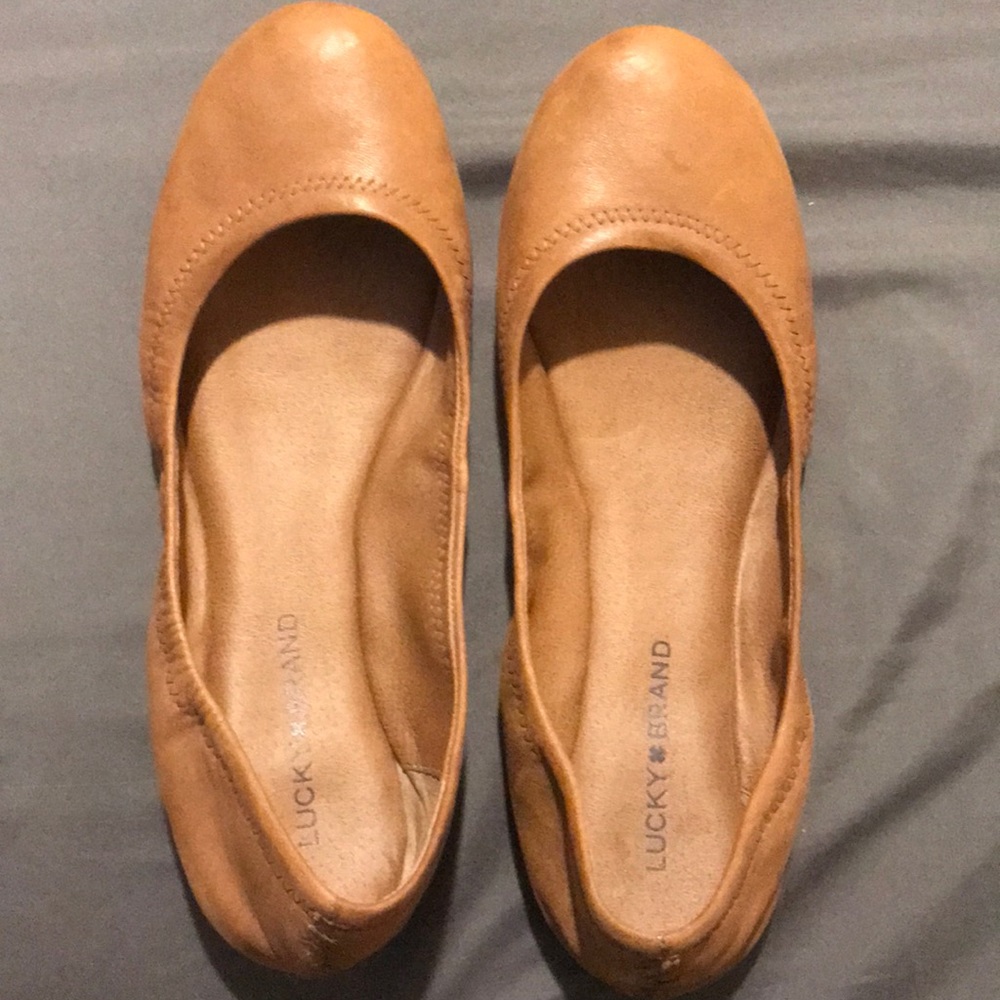 Lucky Brand Emmie Ballet Flats 11 camel